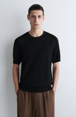 Round-Neck T-Shirt Black