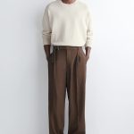 Wide-Leg Trousers Brown
