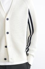 Cotton V-Neck Cardigan - Image 3