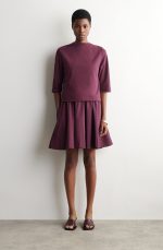 Dress Burgundy Burgundy