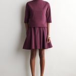 Dress Burgundy Burgundy