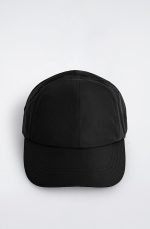 Adjustable Curved Brim Baseball Cap Black