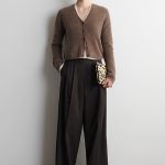 Leather Clutch Bag Beige