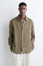 Linen Shirt Khaki