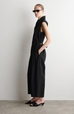 Collared Jumpsuit Black - Image 2