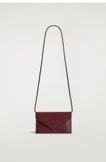 Leather Envelope Bag Red - Image 2