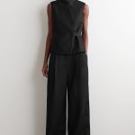 Wide-Leg Pants Black