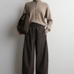 Drawstring Pants Brown