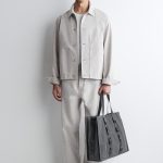 Nylon Large Capacity Tote Bag Gray