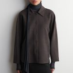 Wool Collared Shirt Brown