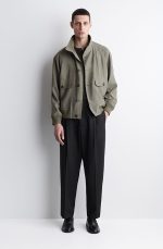 Pleated Regular Trousers