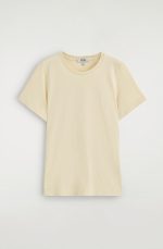 Round-Neck T-Shirt Cream - Image 4