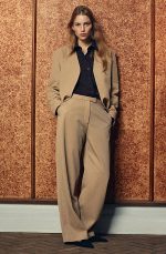 Wool Straight Pants Beige - Image 2