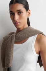 Cotton Slim Vest White - Image 3