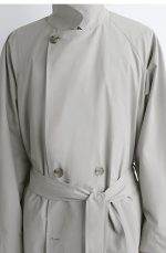 Double-Breasted Coat Gray - Image 3