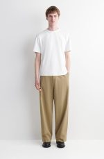 Wide-Leg Pants Beige