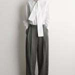 Pleated Pants Gray