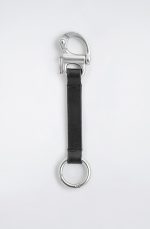 Double-ended Buckle Decorative Strap Lanyard Black