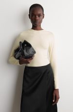 Round-Neck Top Beige