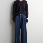 Pleated Regular Jeans