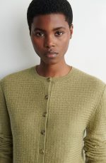 Knitted Cardigan Green - Image 3