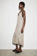Silk Pleated Dress - Image 2