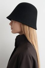 Wool Felt Fisherman Hat Black - Image 3