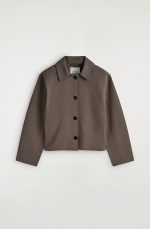 Collared Jacket Brown - Image 4