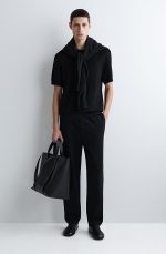 Trousers Black Black