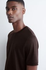 Knitted T-Shirt Brown - Image 3