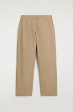 Wool Straight Pants Beige - Image 4