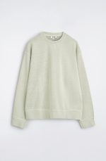 Cotton Round-Neck Top Green - Image 4