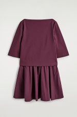 Dress Burgundy Burgundy - Image 4