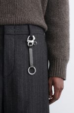 Double-ended Buckle Decorative Strap Lanyard Black - Image 2