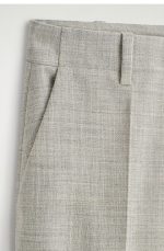 Wool Straight Pants Beige - Image 4