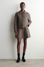 Collared Jacket Brown - Image 2