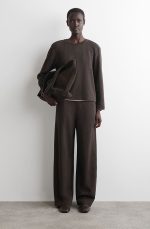 Round-Neck Top Brown - Image 2
