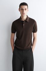 Knitted Slim Polo