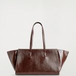 Hand-held Tote Bag Brown