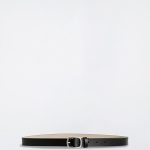 Grain Leather Belt Black