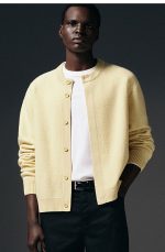 Merino Crew-Neck Cardigan - Image 2