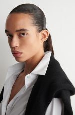 Cotton Collared Shirt White - Image 3