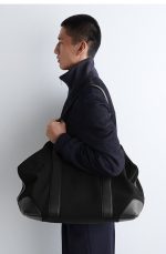Leather Tote Bag Black - Image 3