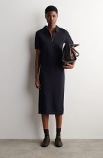 Polo-Collar Top Navy - Image 2