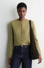 Knitted Cardigan Green