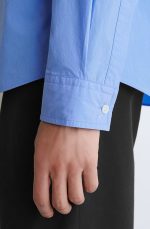 Cotton Shirt Blue - Image 3