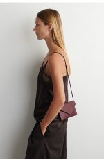 Leather Envelope Bag Red - Image 4