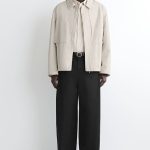 Cotton Wide-Leg Trousers Black