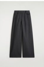 Wool Wide-Leg Trousers - Image 4