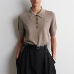 Knitted Polo Beige